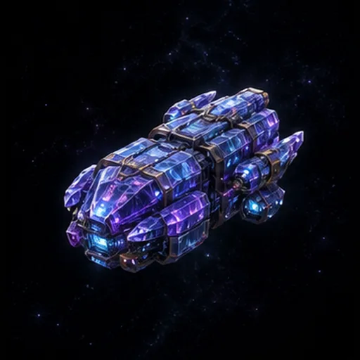 Facet Courier — Auralith Concord ship